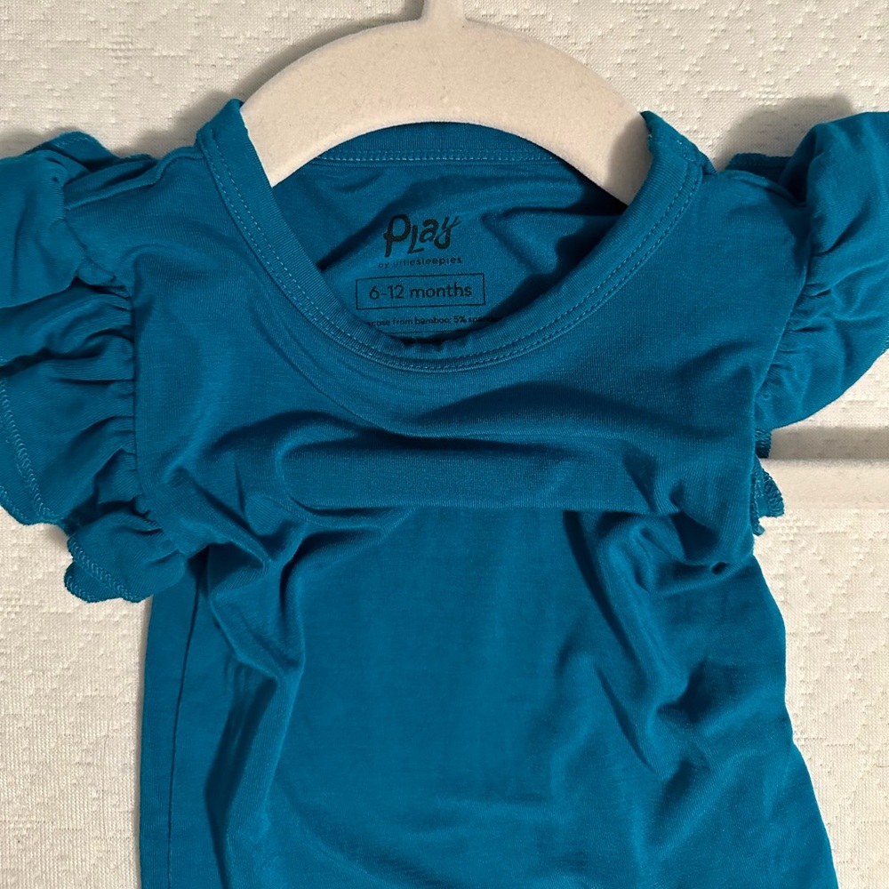 Little Sleepies Play flutter sleeve top